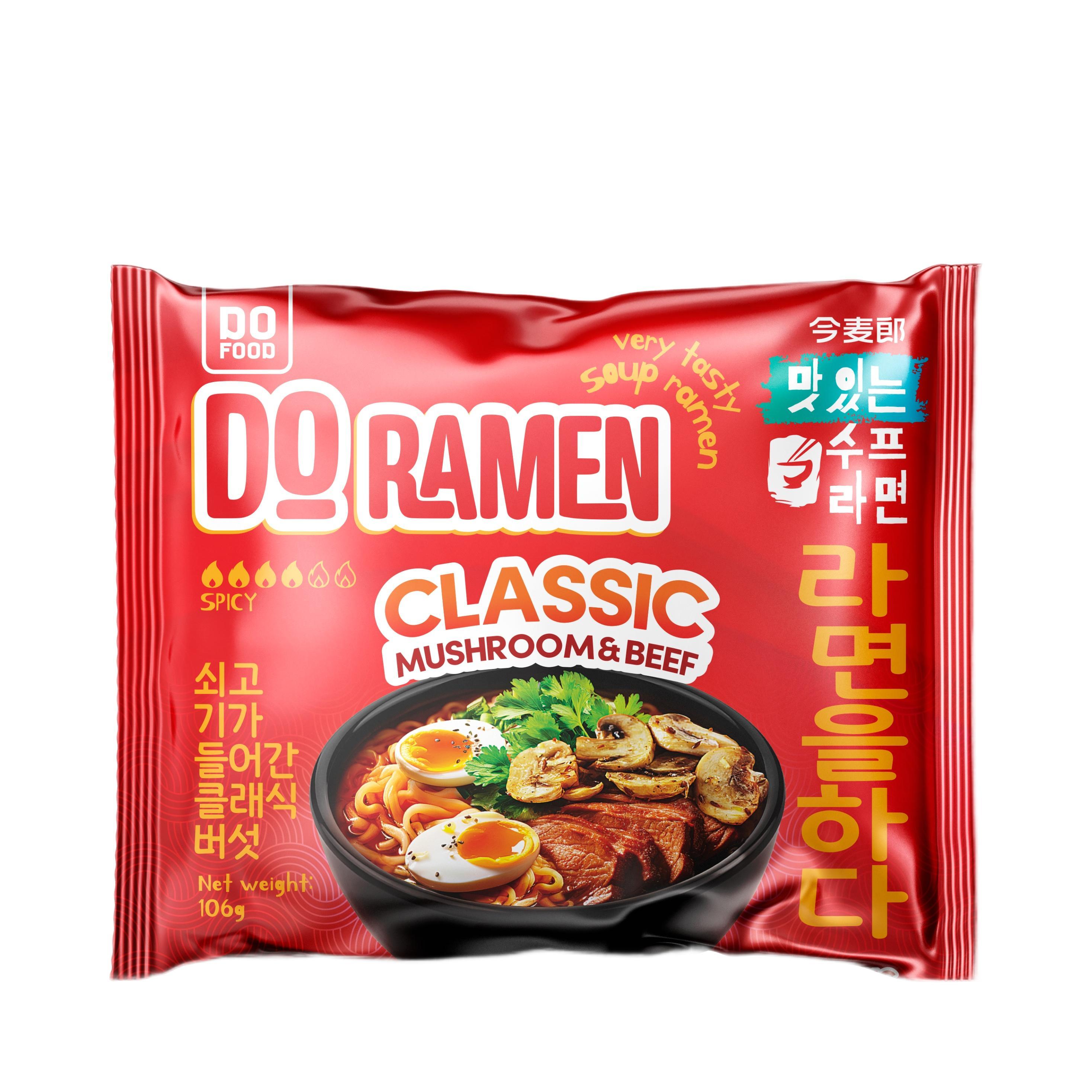 Лапша быстрого приготовления Do Food Ramen Classic with mushroom 106 гр., флоу-пак