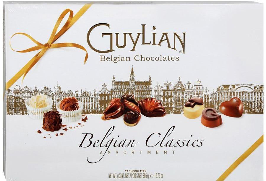 Конфеты Guylian Belgian Classics, 305 гр., картон