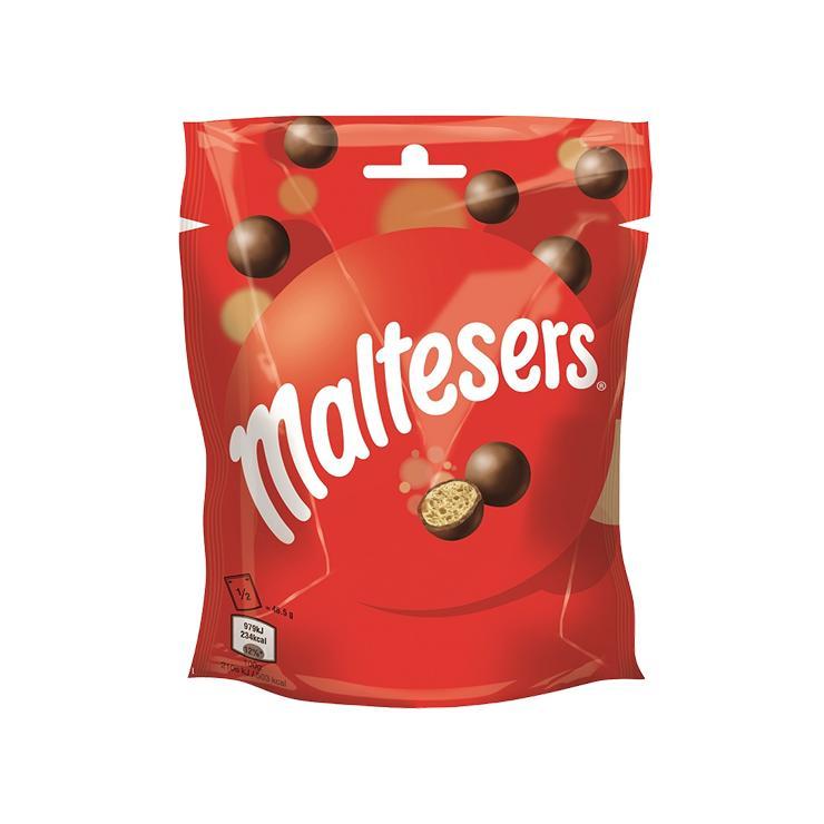 Шарики шоколадные Maltesers 93 гр., дой-пак