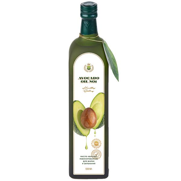 Масло авокадо Avocado oil №1 растительное рафинированное 1 л., стекло