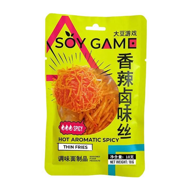 Снек SOY GAME Пряная соломка ароматная 18 гр., саше
