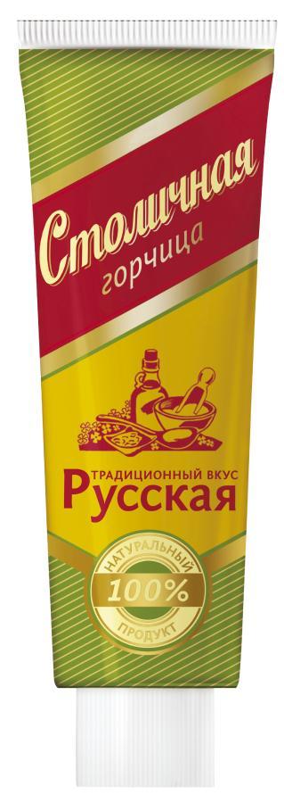 Горчица МЖК Столичная русская, 100 гр., туба