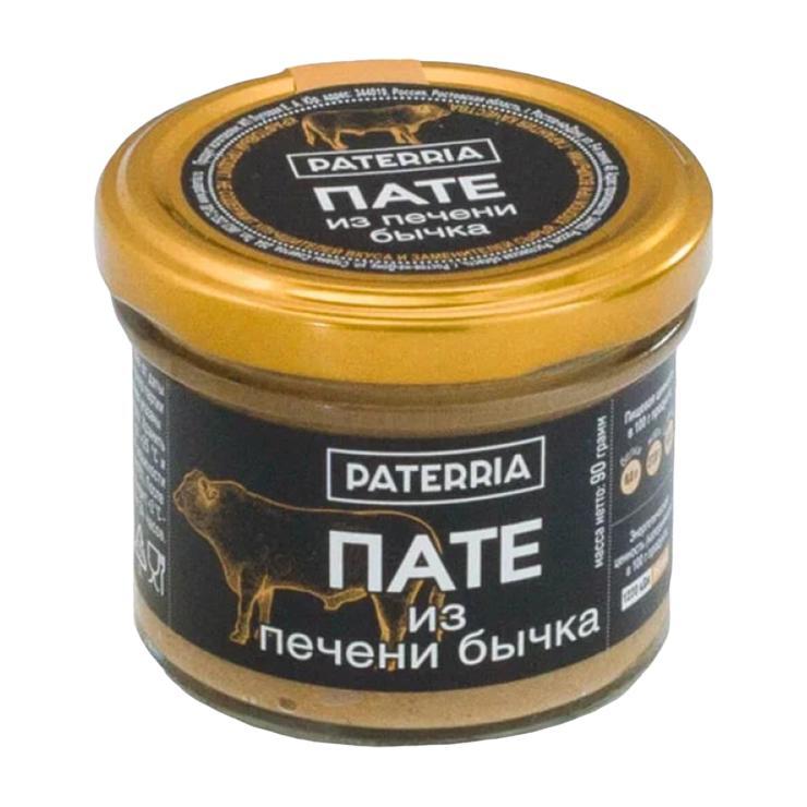 Пате Paterria из печени бычка 90 гр., стекло