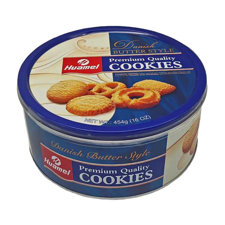 Печенье Huamei Premium cookies датское 454 гр., ж/б