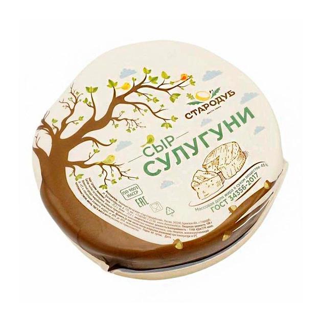 Сыр Стародубский Сулугуни 45% 730 гр., пленка