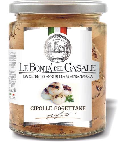Лучок Le Bonta' del Casale Бореттане маринованный со вкусом гриль, 314 мл., стекло
