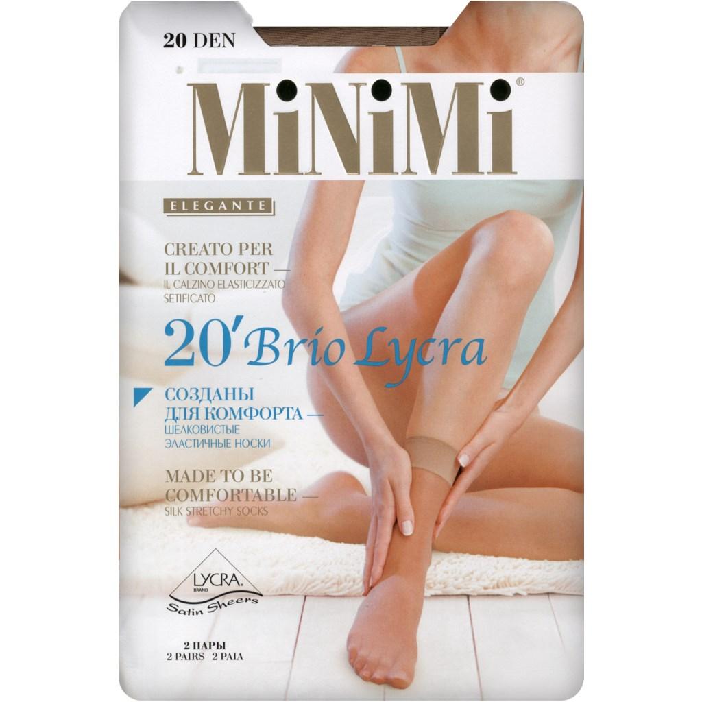 Носки MiNiMi Brio Lycra 20 Den Caramello 2 пары