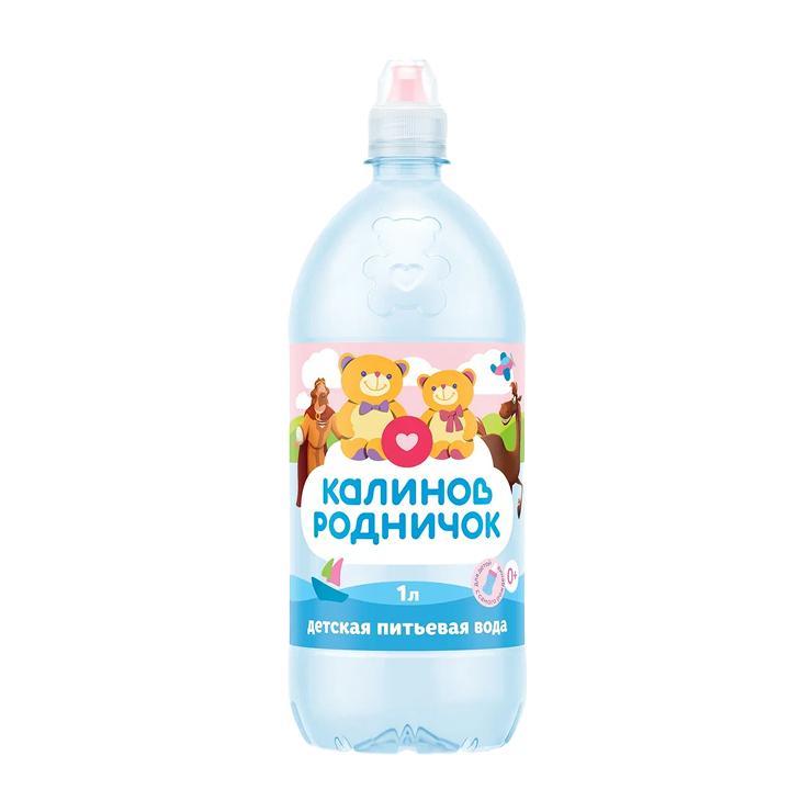 Вода детская Калинов Родничок питьевая с рождения 1 л., ПЭТ