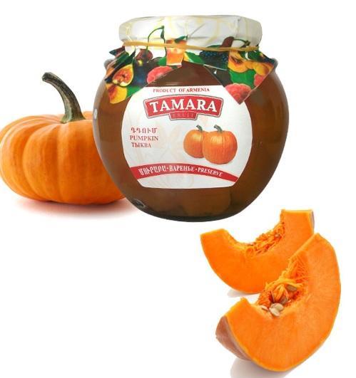 Варенье Tamara Fruit Тыква 400 гр., стекло