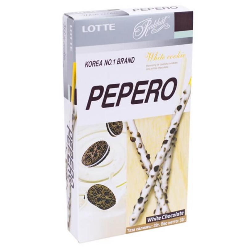Соломка в белом шоколаде, Pepero, 32 гр., картон