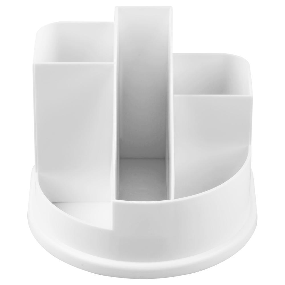 Подставка настольная Стамм авангард белая пластиковая, пакет