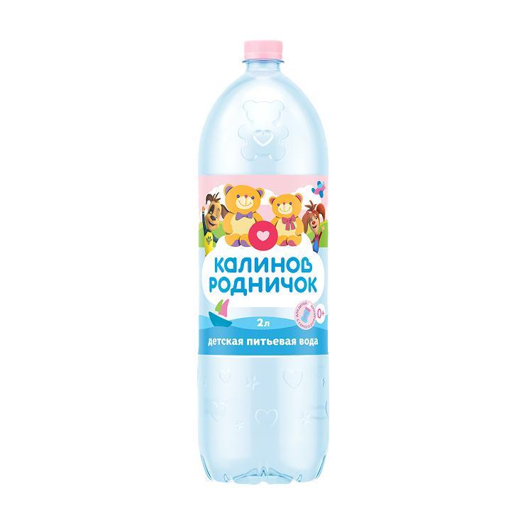 Вода Калинов родничок питьевая детская негазированная 1 л., ПЭТ
