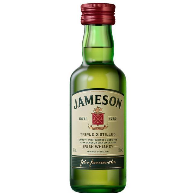 Виски ирландский купажированный Jameson 40 %, 50 мл., стекло