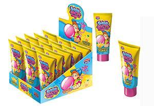 Резинка жевательная Канди Клаб Bubble Паста со вкусом тутти фрутти 22 гр., туба