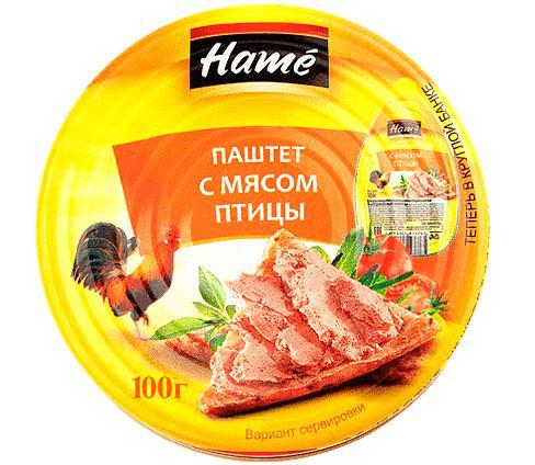 Паштет Hame с индейкой 100 гр., ж/б