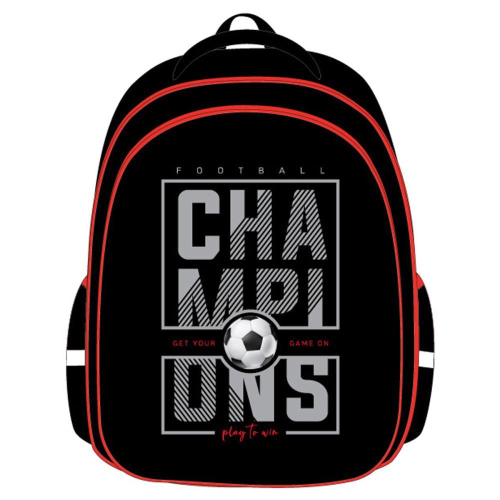 Ранец ArtSpace School Friend Light Champions 35х29х12 см 2 отделения 2 кармана анатомическая спинка, пакет