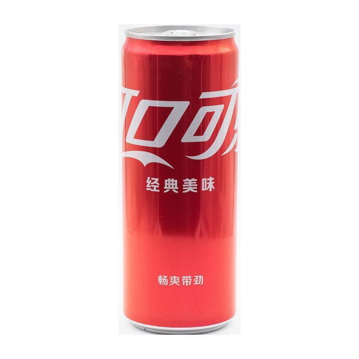 Напиток газированный Coca-Cola слим Китай 330 мл.,  ж/б
