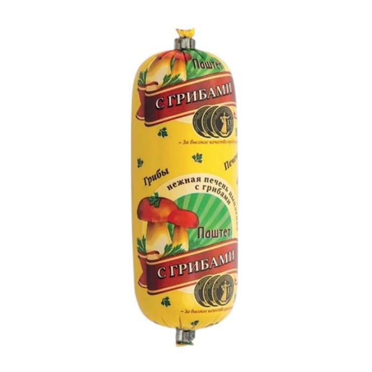 Паштет Ярославский бройлер деликатесный с грибами 1,3 кг., оболочка