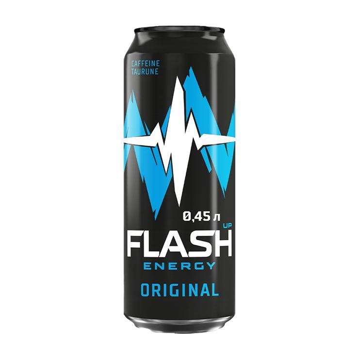 Напиток энергетический Flash Up кофеин таурин 500 мл., ж/б