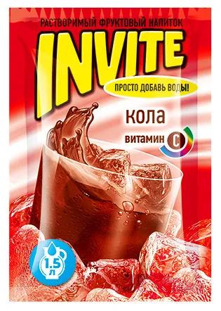 Растворимый напиток Invite Кола 9 гр., саше