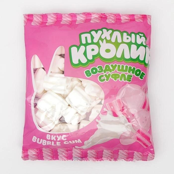 Конфеты Пухлый кролик не глазированные клубника со сливками, 85 гр., флоу-пак