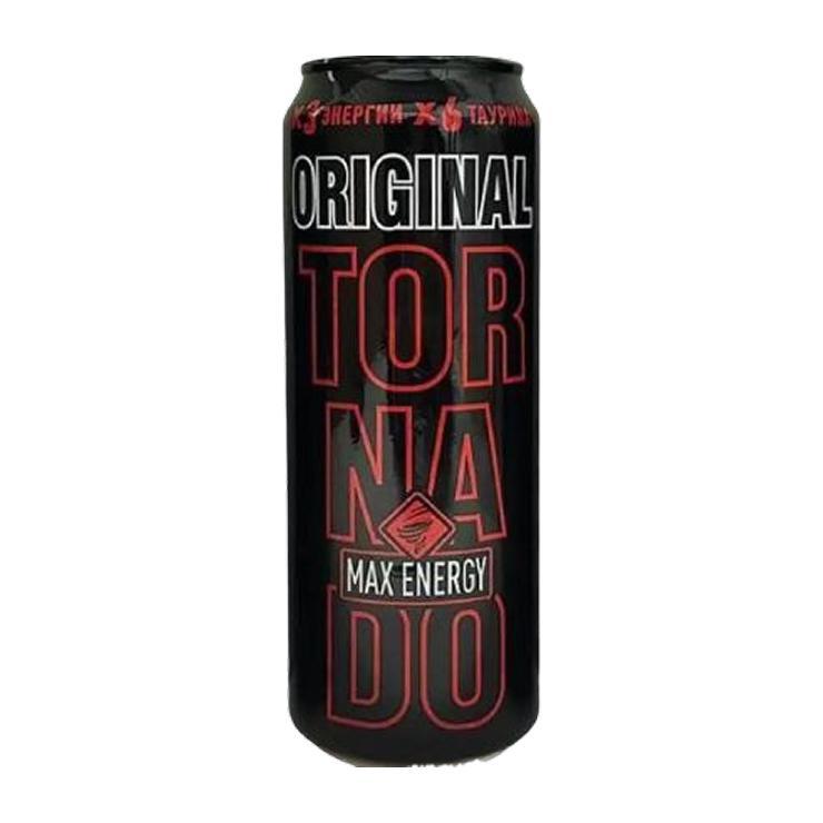Напиток энергетический Tornado Max Energy original 450 мл., ж/б