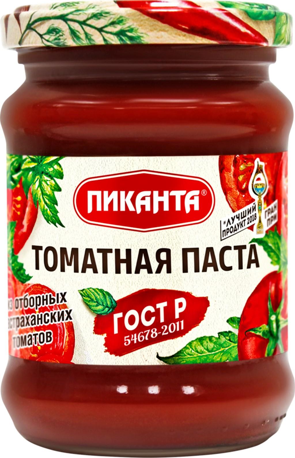 Томатная паста Пиканта 270 гр., стекло