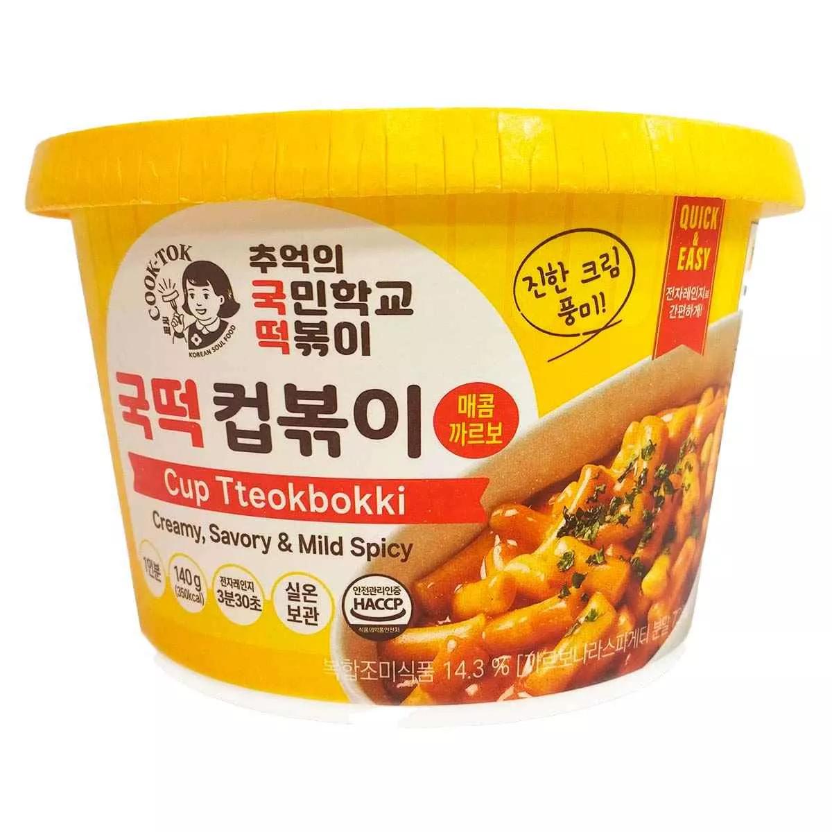 Рисовые палочки COOK-TOK Spicy Carbonara 140 гр., стакан