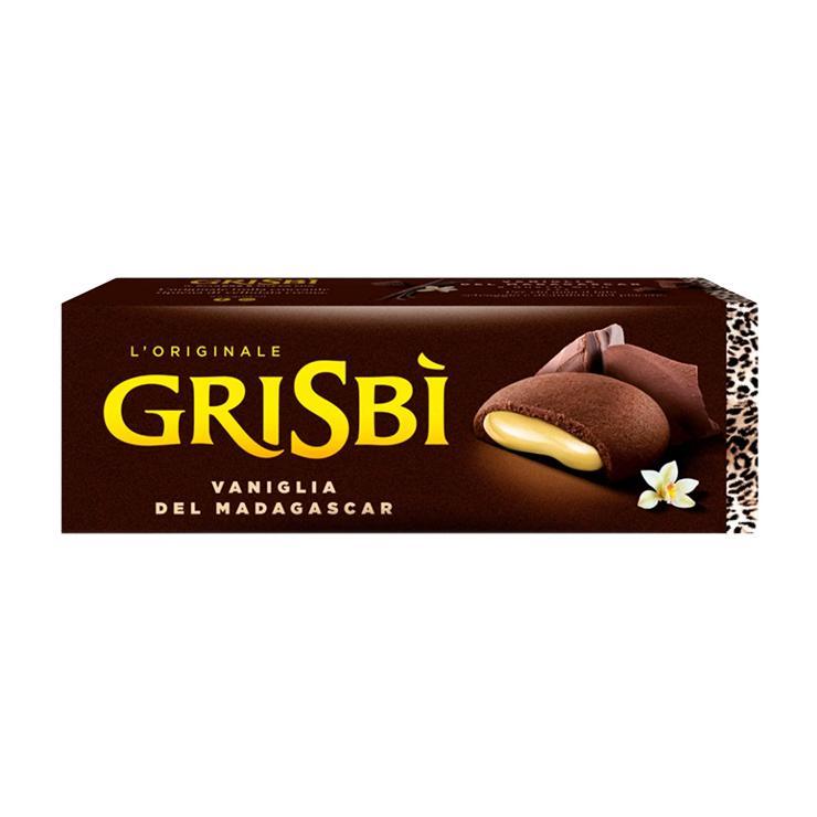 Печенье Grisbi темный шоколад ваниль 135 гр., картон
