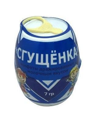 Драже День игрушки сгущенка 7 гр., ПЭТ