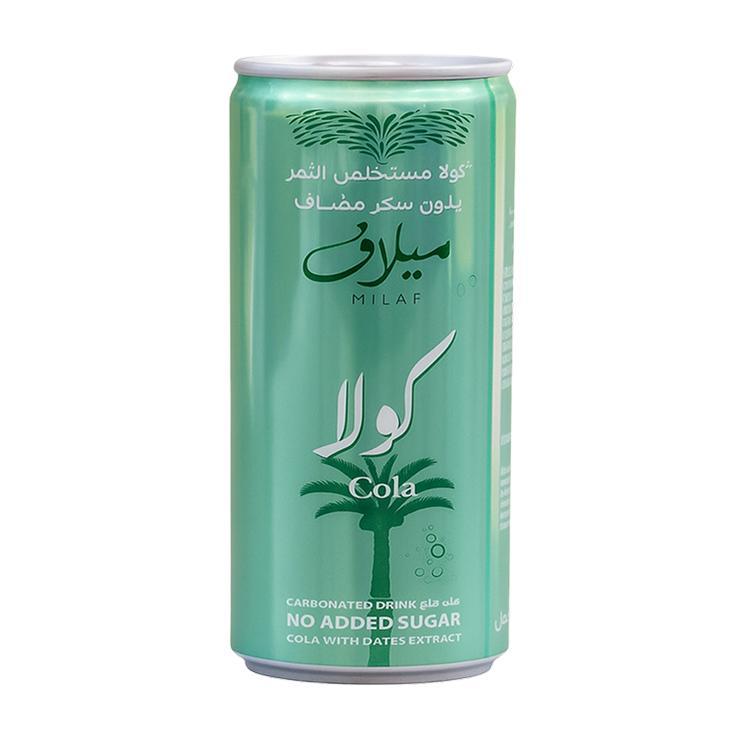 Напиток газированный Milaf Cola с экстрактом финика 240 мл., ж/б