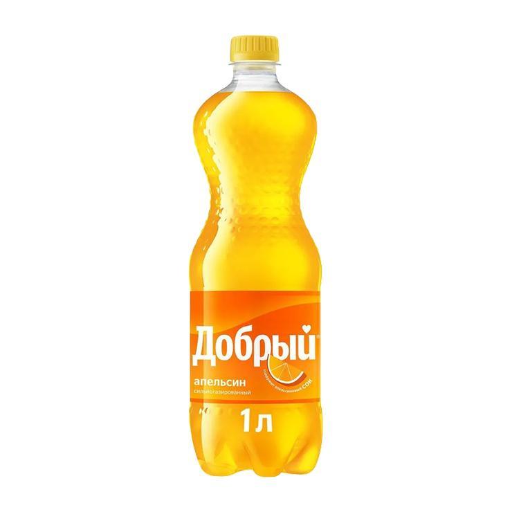 Напиток газированный Добрый апельсин 1 л., ПЭТ