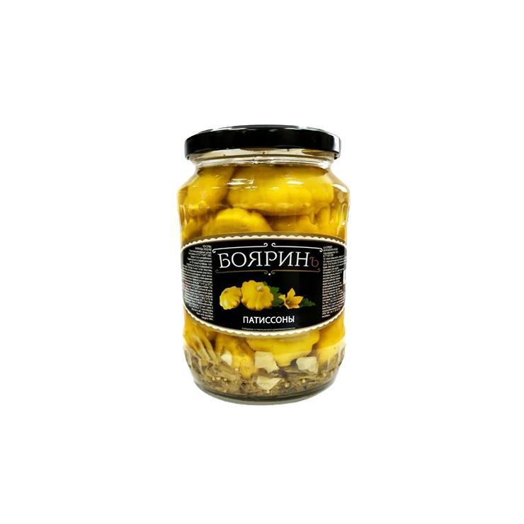 Патиссоны Бояринъ маринованные 670 мл., стекло