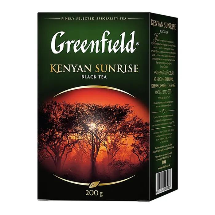 Чай Greenfield Kenyan Sunrise черный 200 гр., картон