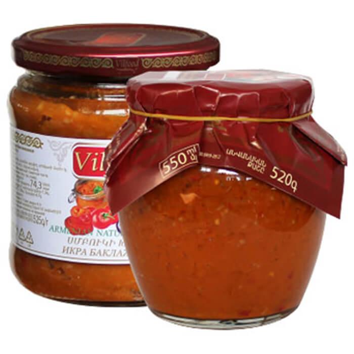 Икра баклажанная Vilfood 550 мл., стекло