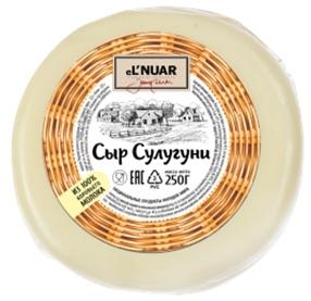 Сыр рассольный Сулугуни El'Natur, 250 гр., оболочка