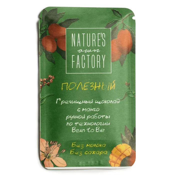 Шоколад Nature's Own Factory гречишный с манго 20 гр., флоу-пак