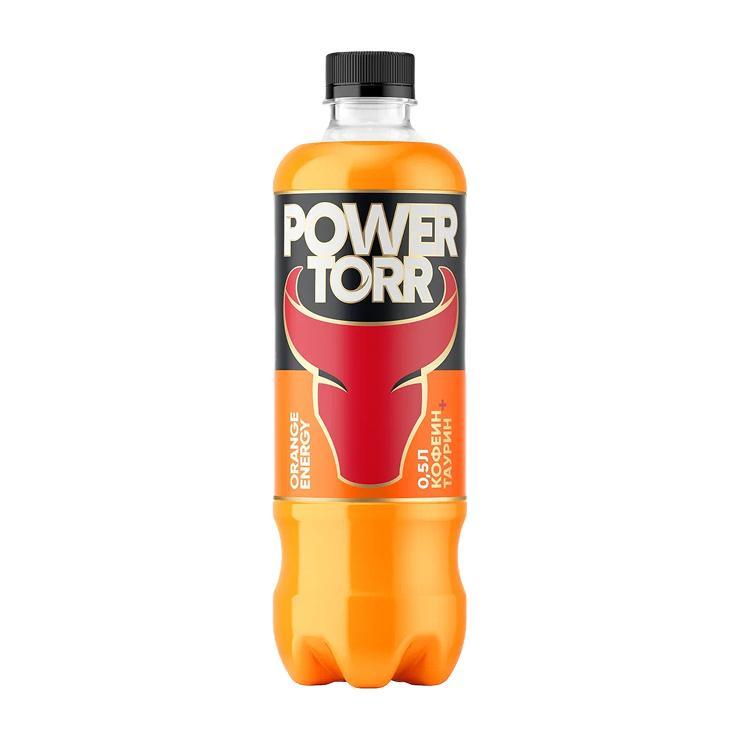 Напиток тонизирующий Power Torr апельсин газированный 500 мл., ПЭТ