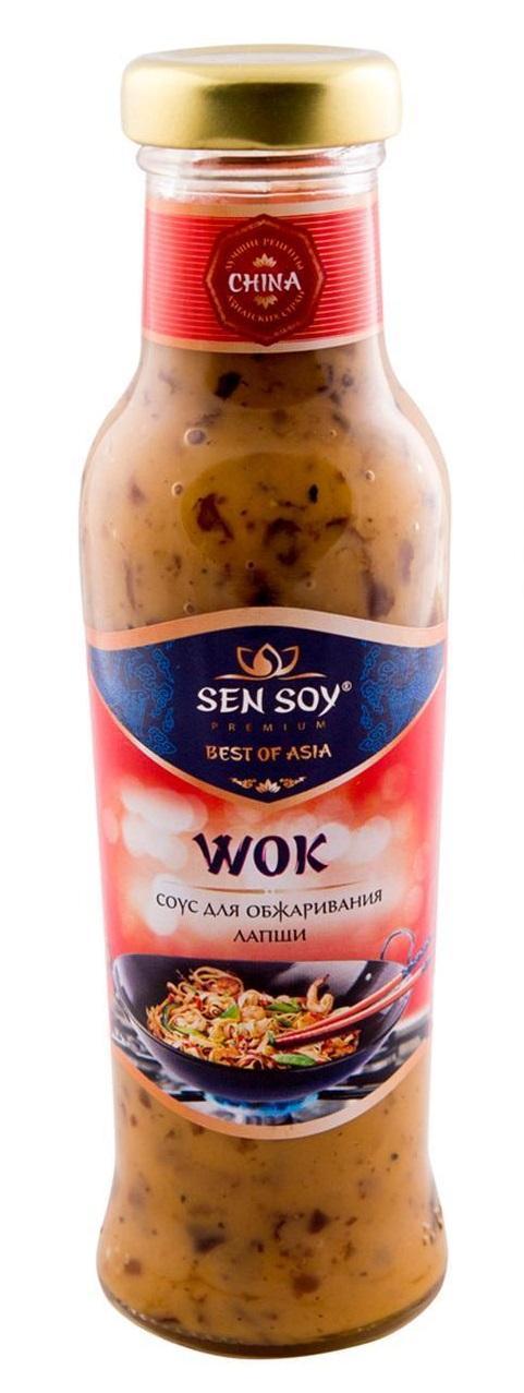 Соус Sen Soy Wok столовый для обжаривания лапши неострый 310 гр., стекло