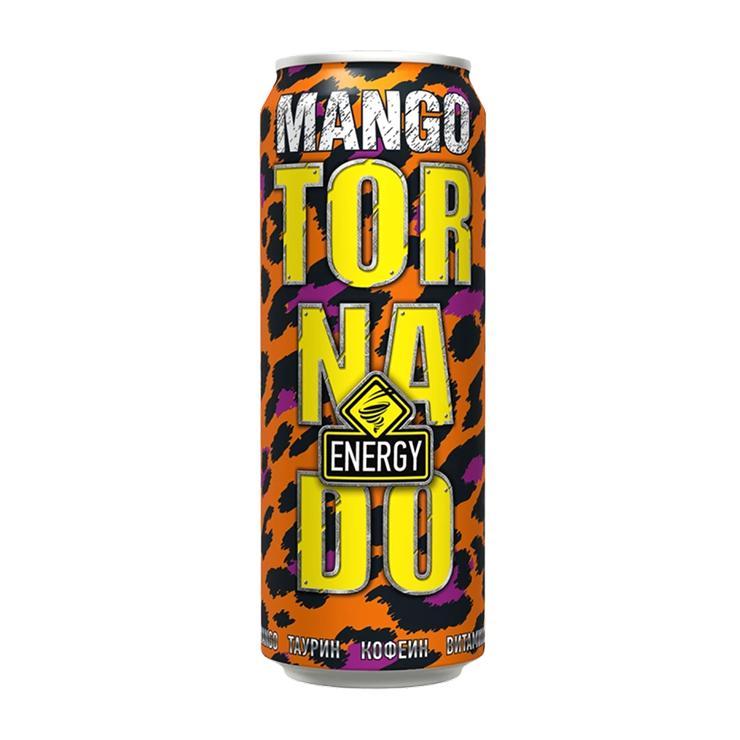 Напиток энергетический Tornado Energy манго 450 мл., ж/б