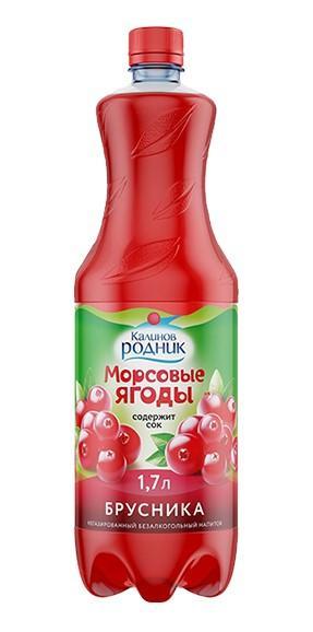 Морс Калинов Родник морсовые ягоды 1.7 л., ПЭТ