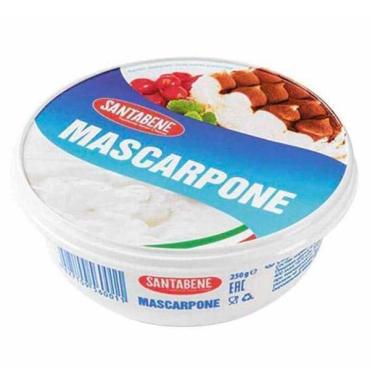 Сыр Santabene Mascarpone 80% 250 гр., стакан