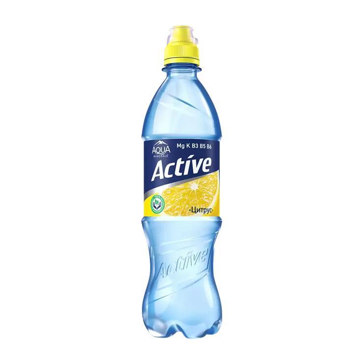 Вода негазированная Aqua Minerale Active цитрус 500 мл., ПЭТ