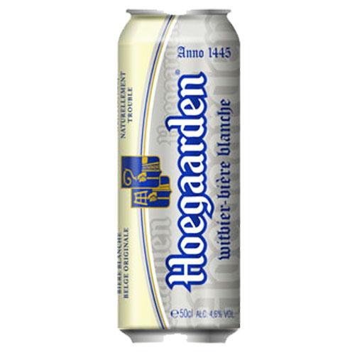 Пивной напиток специальный нефильтрованный Hoegaarden 4,9%, 500 мл., ж/б