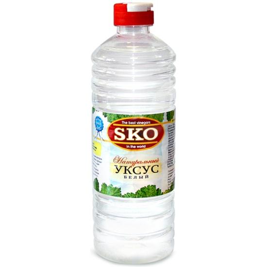 Уксус SKO натуральный белый 5%, 500 мл., ПЭТ
