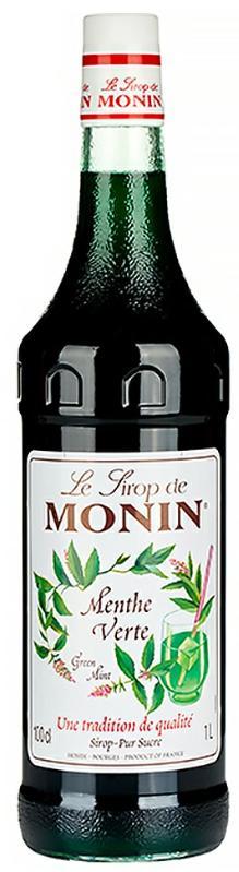 Сироп Monin Зеленая мята, 1 л., стекло