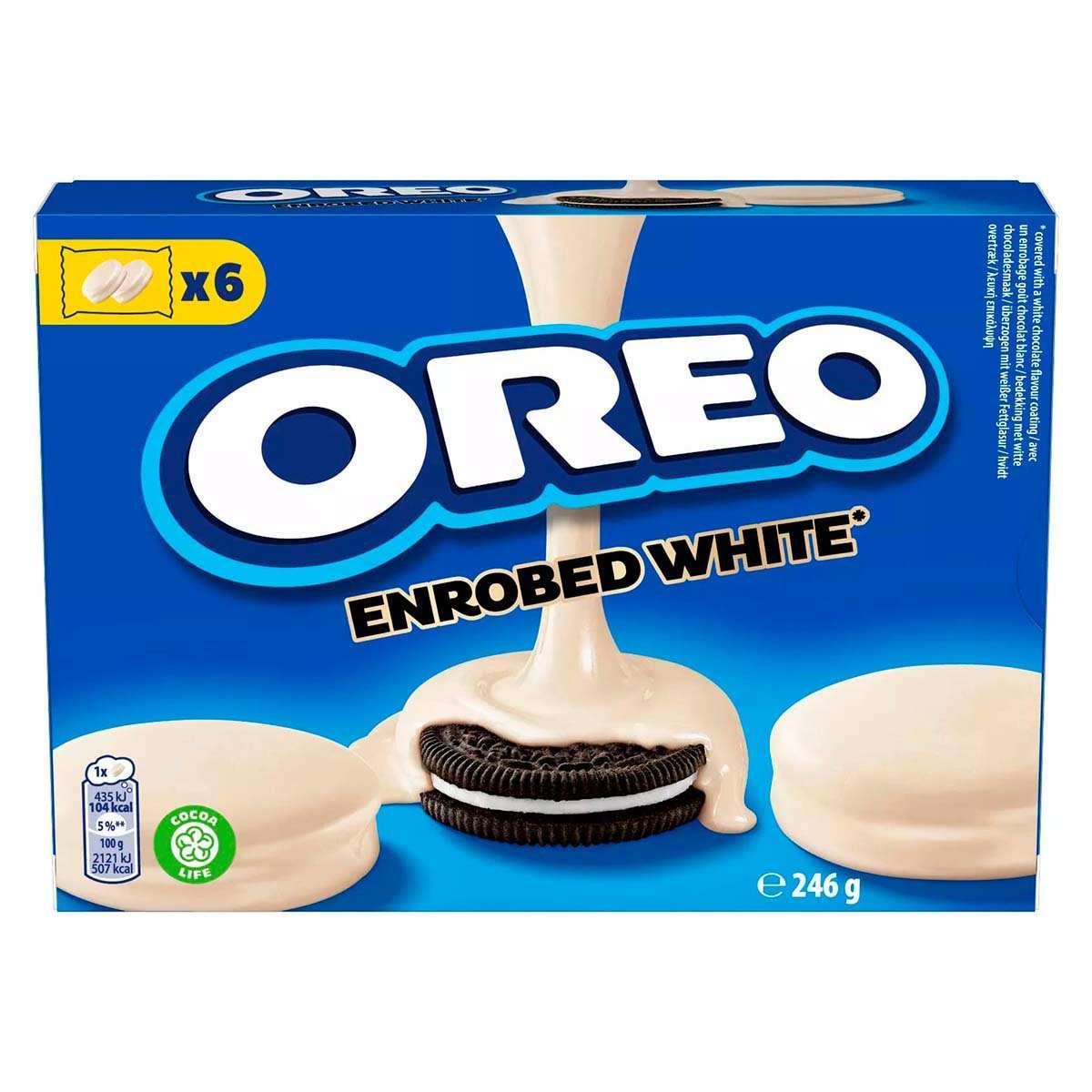 Печенье Oreo покрытое белым шоколадом 246 гр., картон