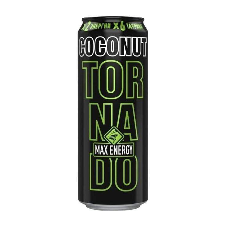 Напиток энергетический Tornado Max Energy Coconut 450 мл., ж/б