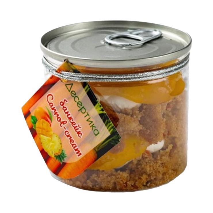 Пирожное Десертика Банкейк carrot-cream 120 гр., пластиковая упаковка