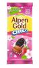 Шоколад Alpen Gold OREO молочный клубника и печенье 90 гр., флоу-пак